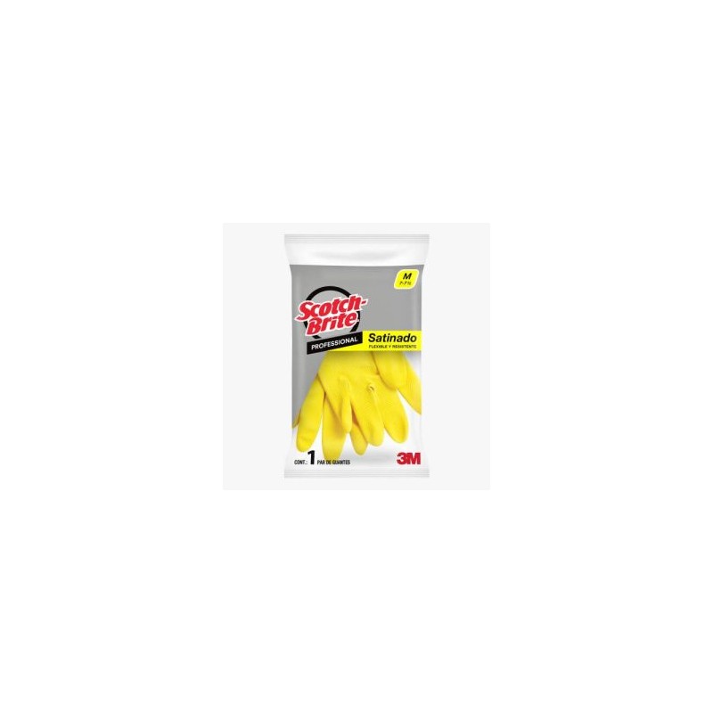 Guantes Scotch-Brite Satinados-amarillo 3M